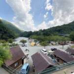 道志渓谷キャンプ場の全景